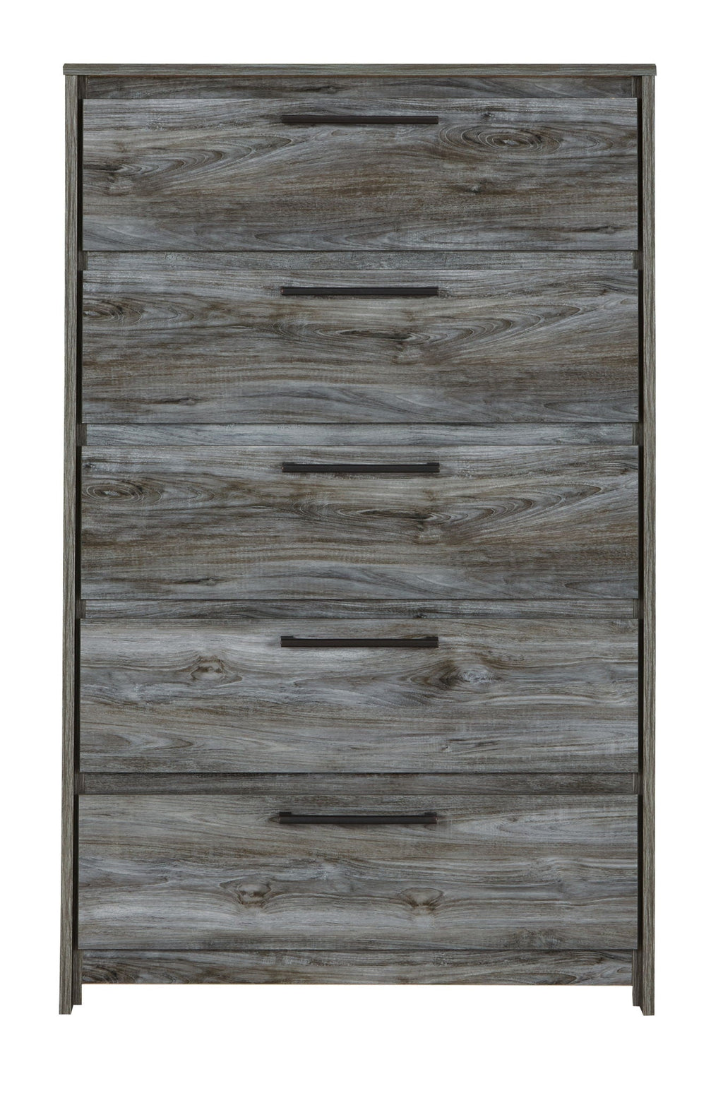 Baystorm - Five Drawer Chest - Gray