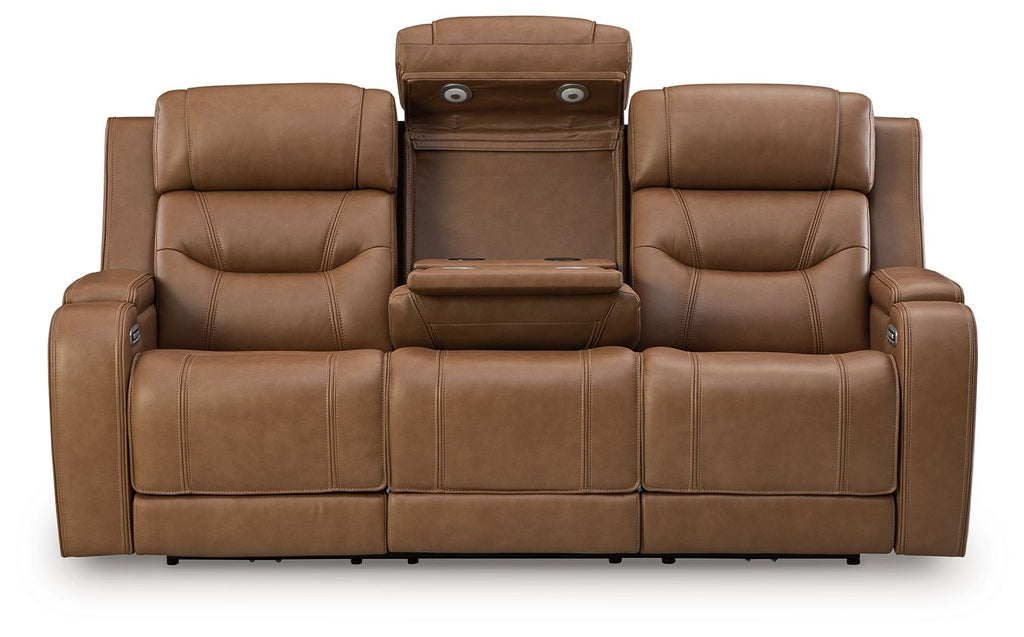 Knightington - Power Reclining Sofa With Audio Seating