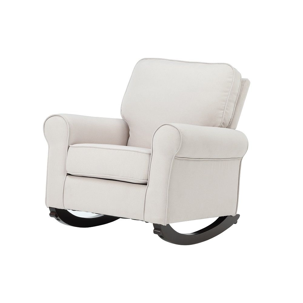 Elvin - Rocking Chair - Beige Fabric