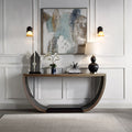 Maceo - Console Table - Black & Gold