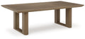 Serene Bay - Rectangular Cocktail Table - Dark Brown