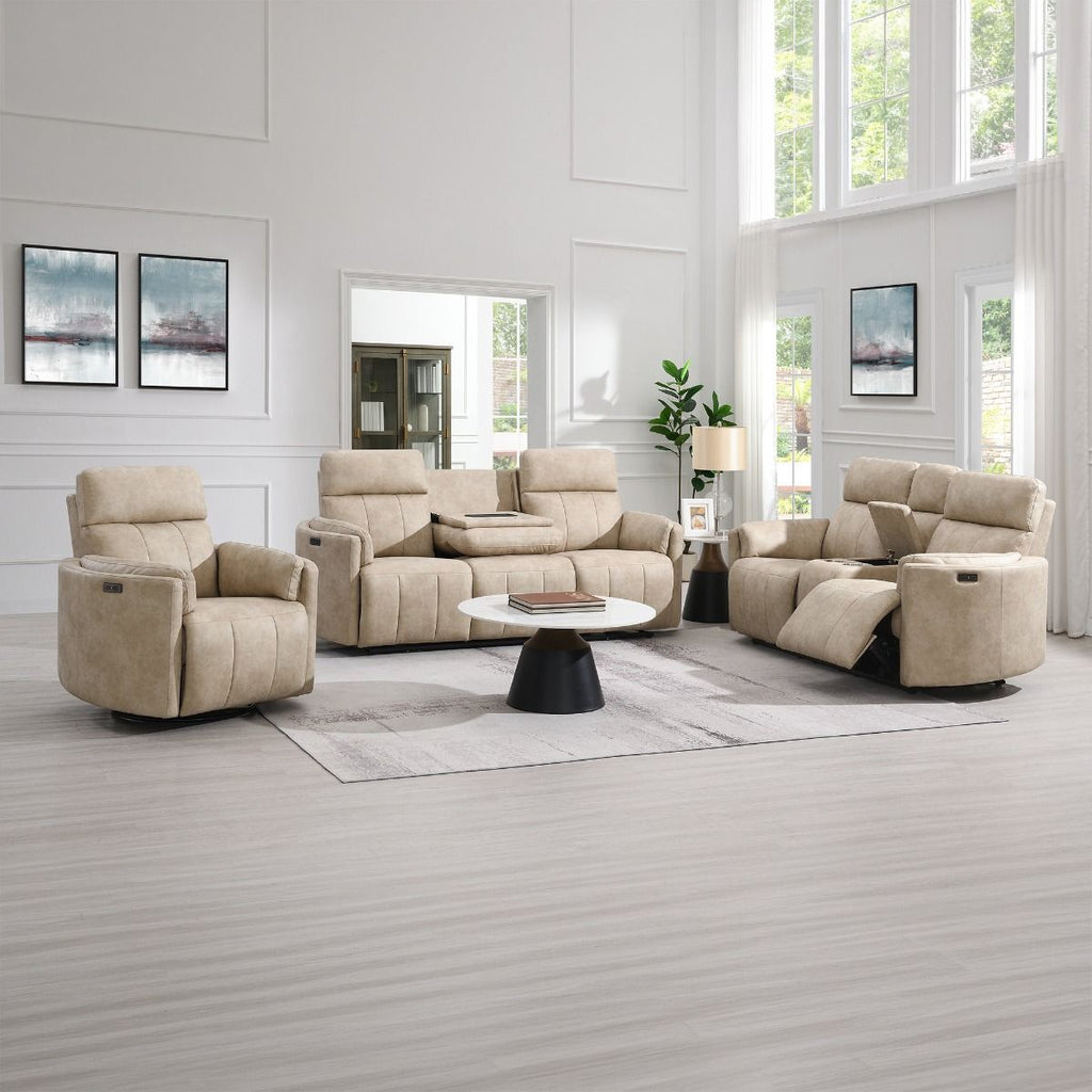 Elison - Motion Glider Recliner With Swivel