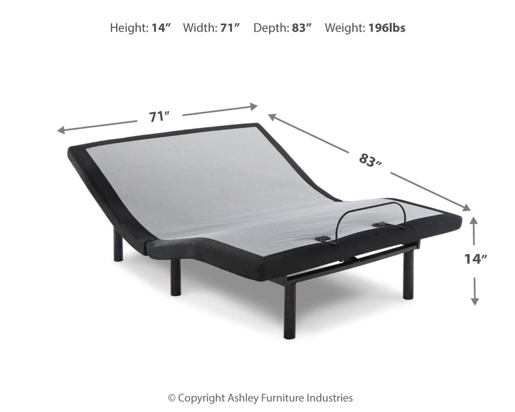 Head-Foot Model Best - Cal King Adjustable Base - Head, Neck & Foot - Black