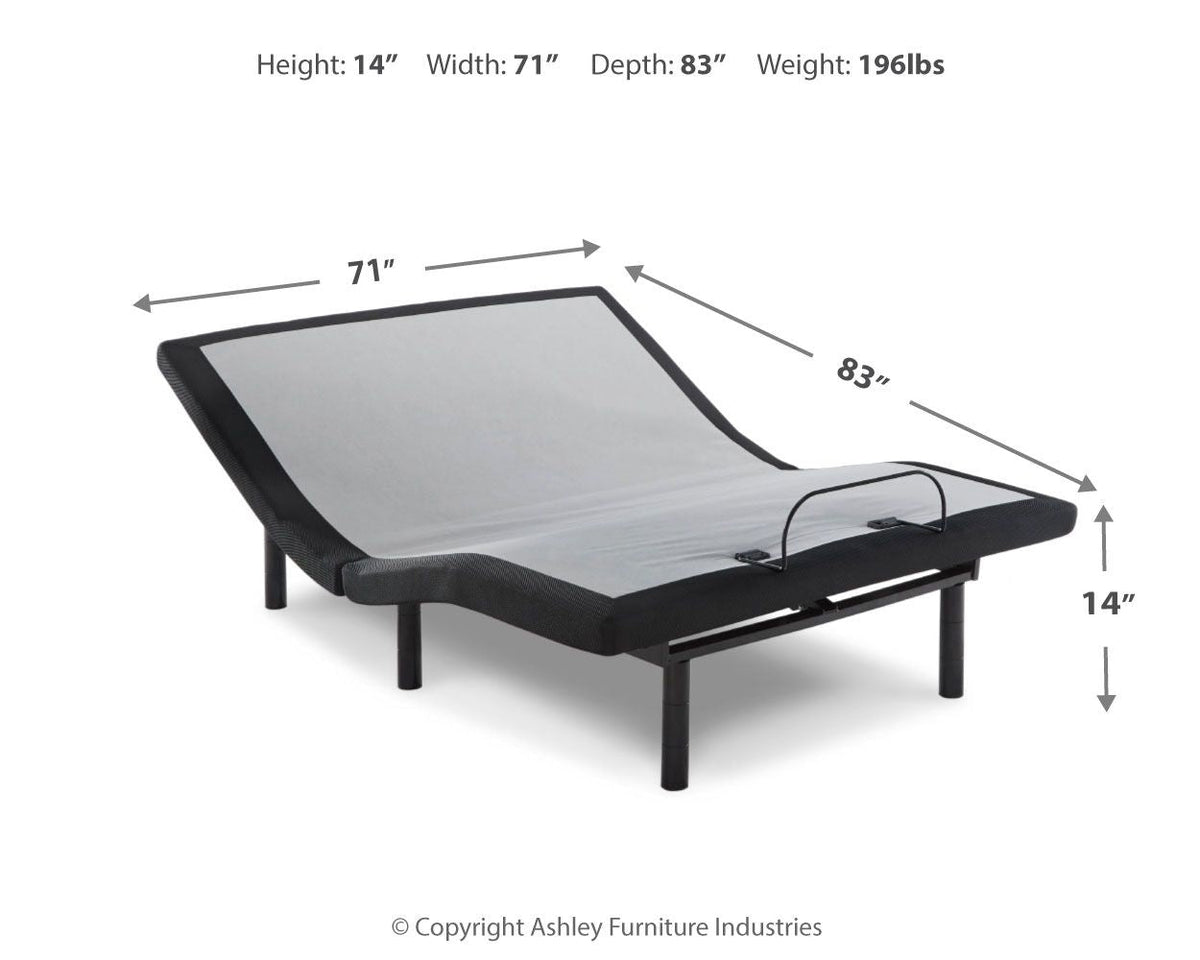 Head-Foot Model Best - Cal King Adjustable Base - Head, Neck & Foot - Black