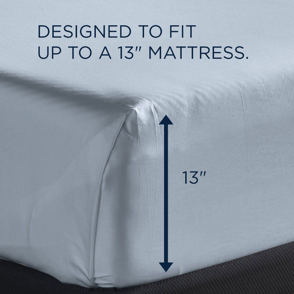 Linens - Tempur Classic Cotton Sheet Set - Sleepy Blue