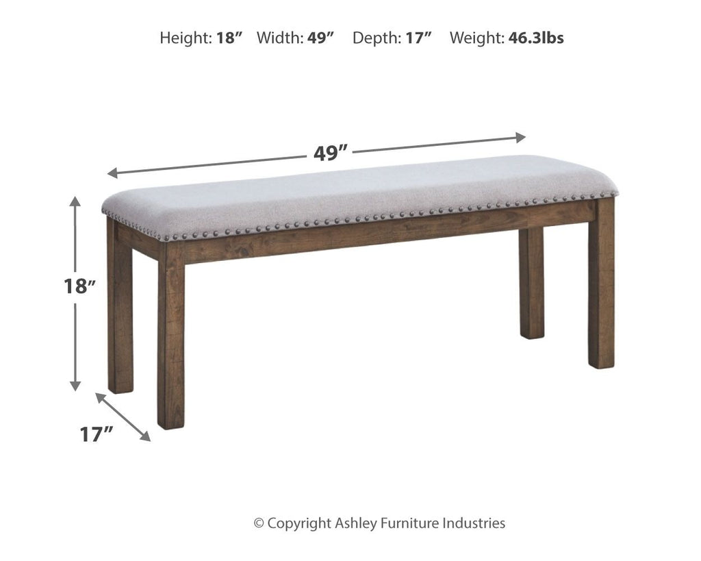 Moriville - Upholstered Bench - Beige