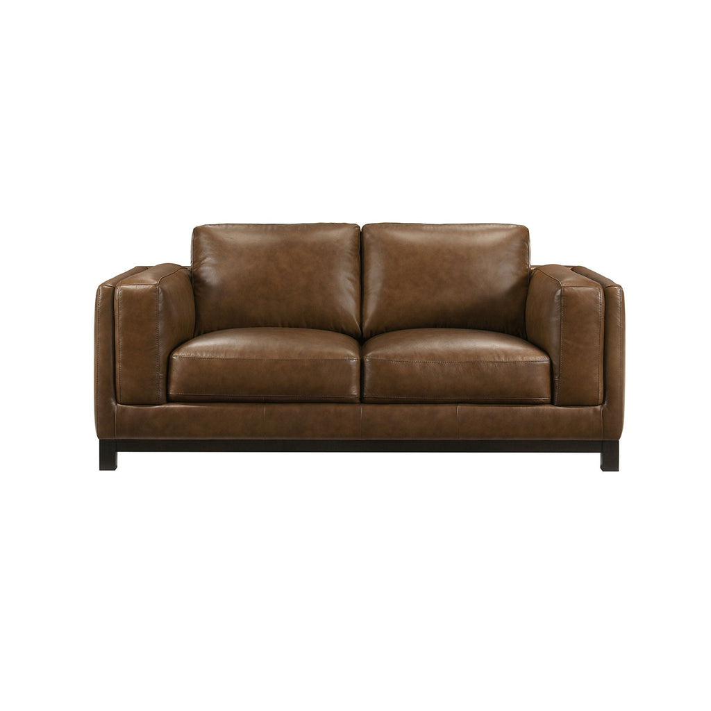 Sayer - Loveseat - Brown
