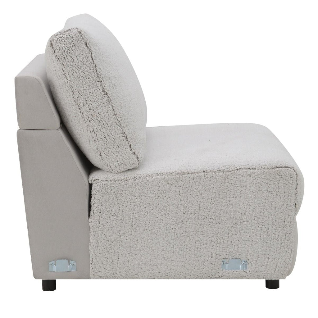 Tarrance - Modular Armless Chair - Gray