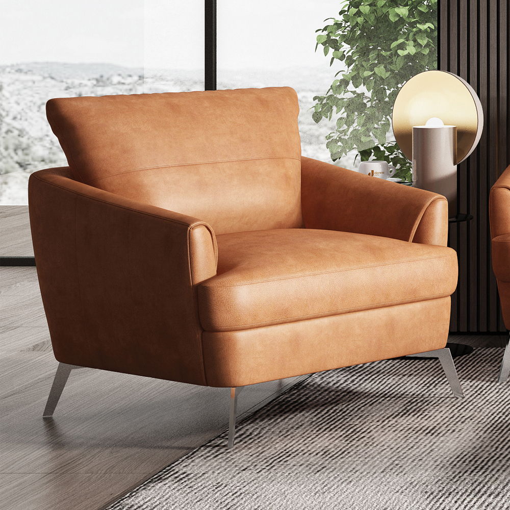 Safi - Chair - Cappuccino Leather