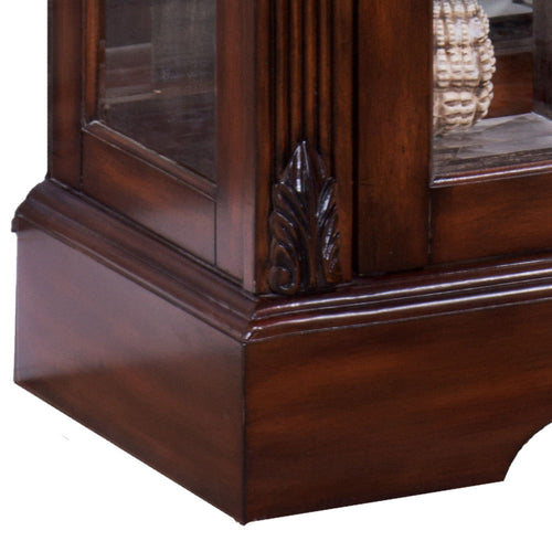 Addy - Curio Cabinet - Cherry