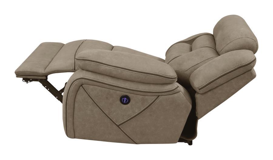 Raf Power Recliner - Tan