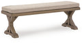 Laguna Heights - Bench With Cushion - Beige