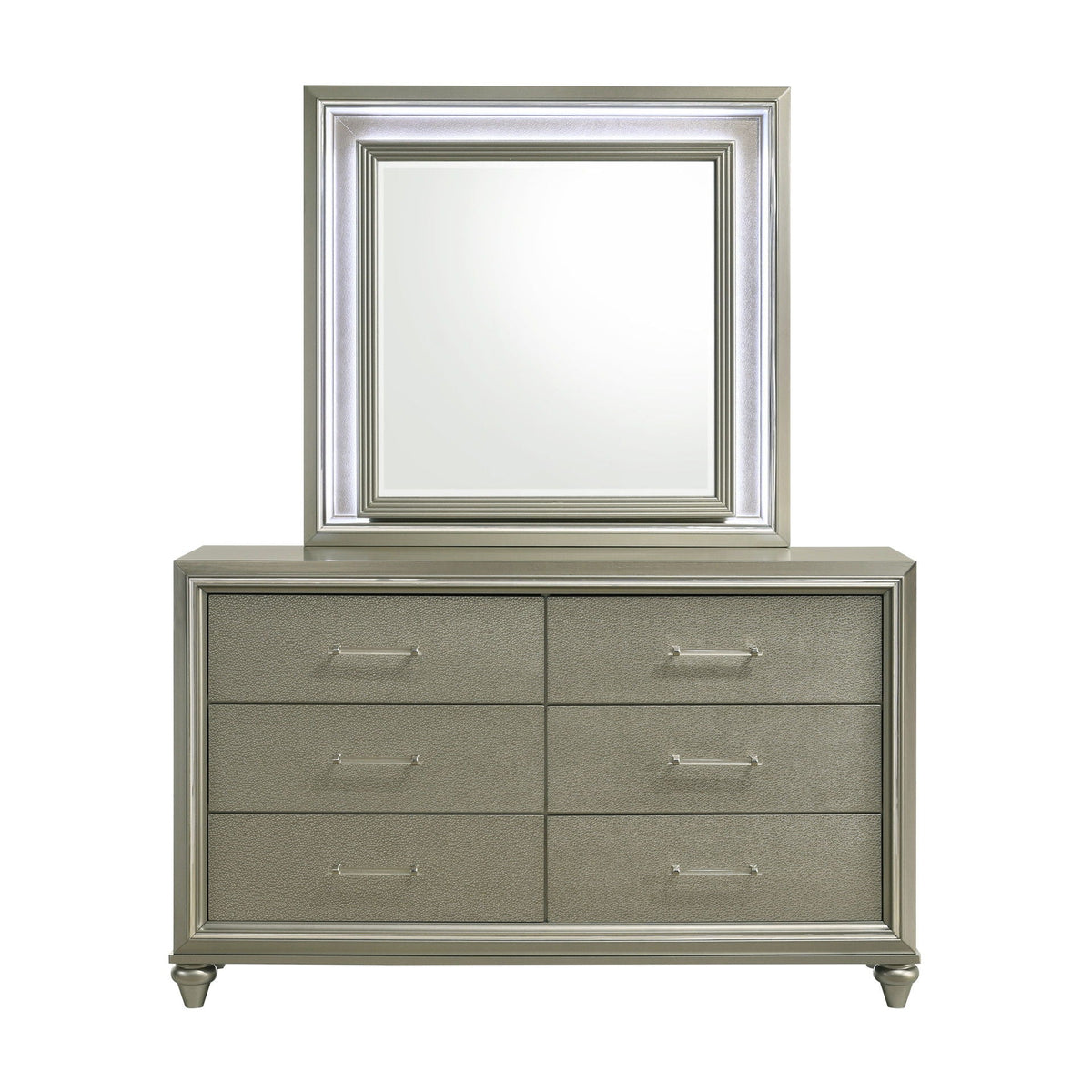 Lumina - Lighted Mirror - Silver