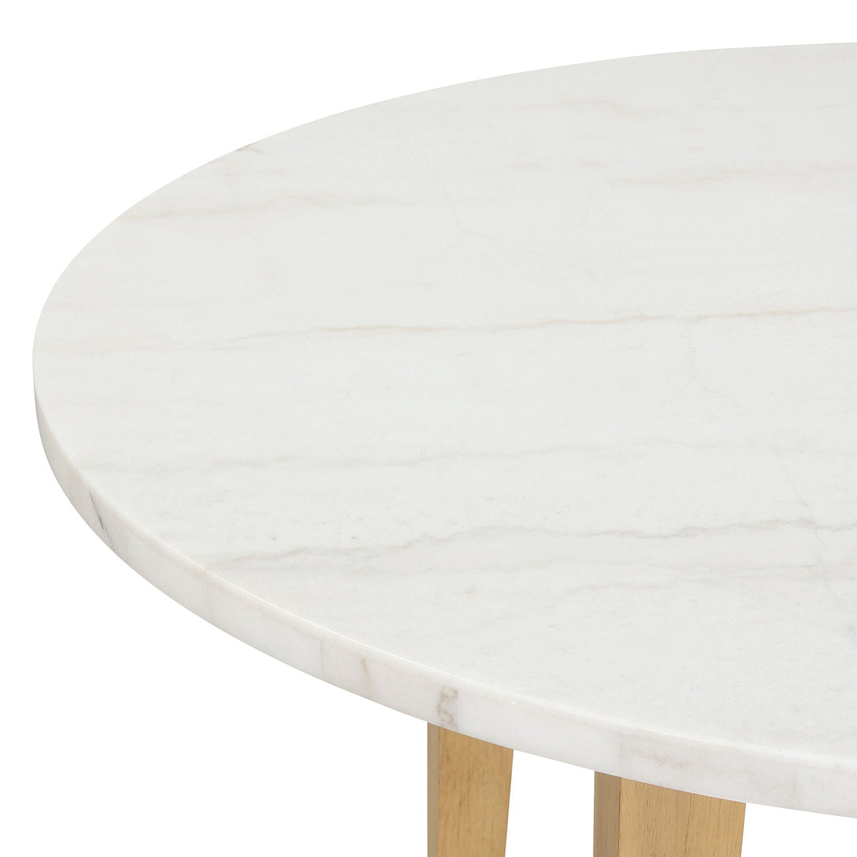 Essence - 54" Round Dining Table With Marble Top