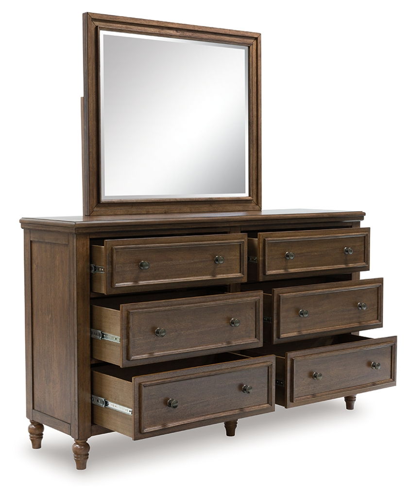Sturlayne - Dresser And Mirror - Brown