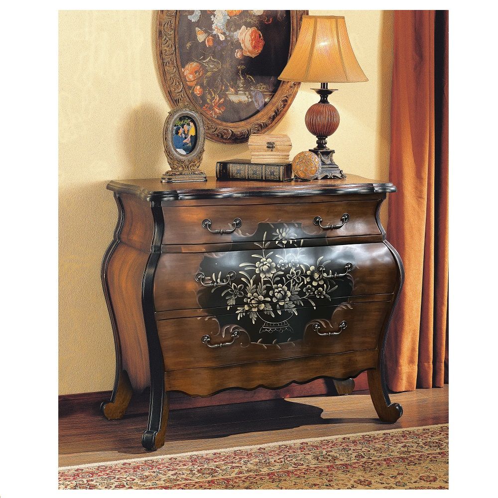 Roma - 37" Chest - Oak & Antique Black