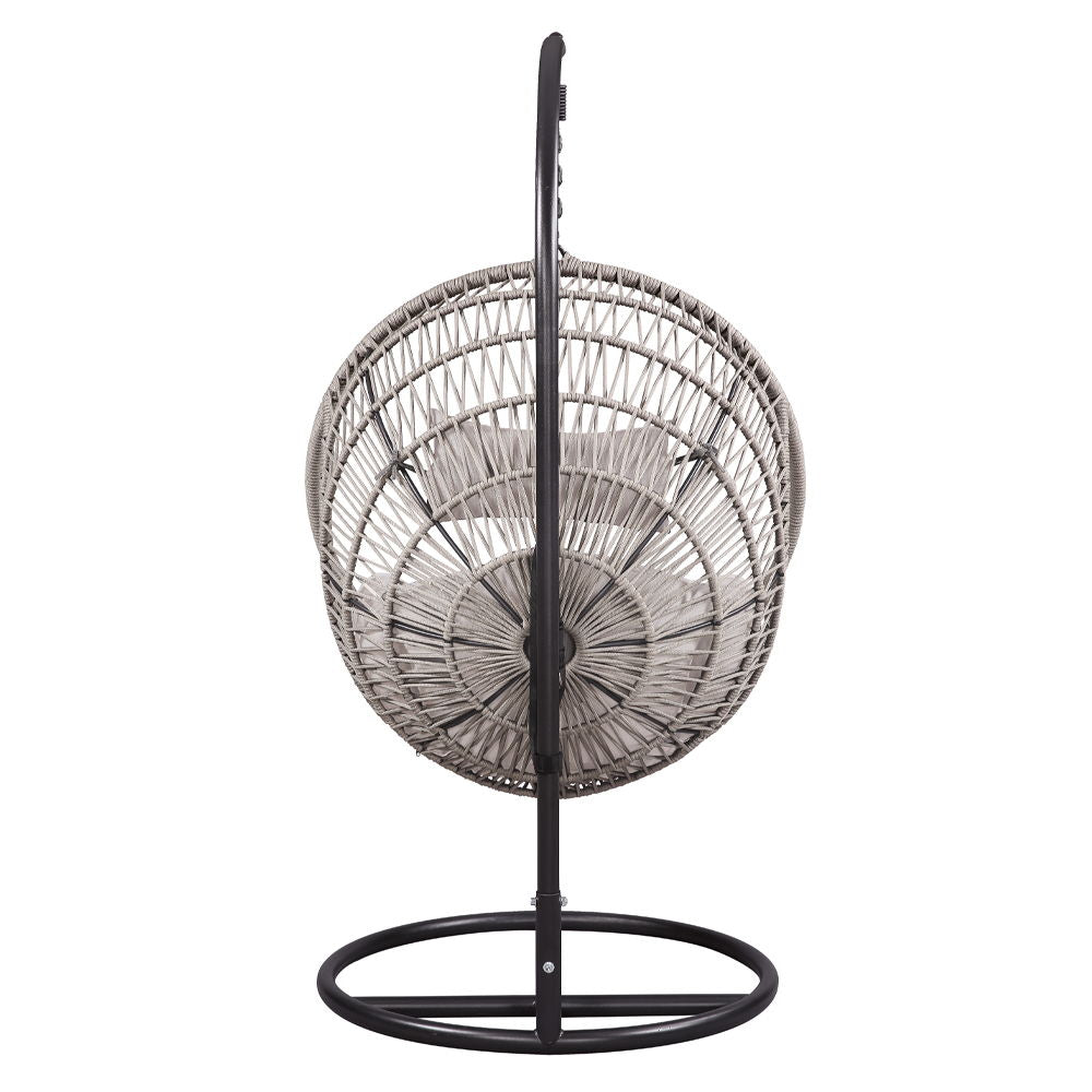 Vasant - Hanging Chair - Beige Fabric & Rope