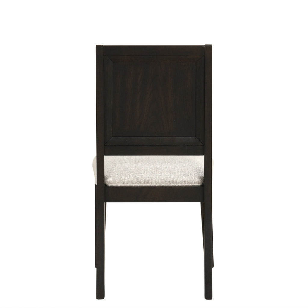 Plateau - Side Chair (Set of 2) - Rustic Espresso / Beige