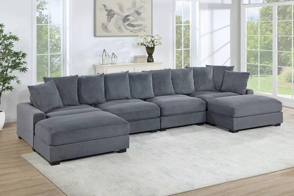 6-Piece Modular Set – Dark Gray (175)