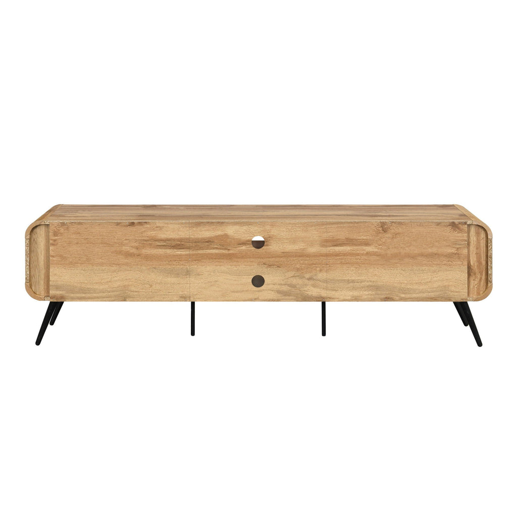 Rowan - 71" Low Profile TV Console - Natural