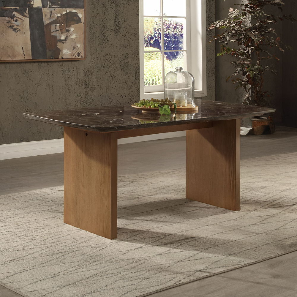 Jaramillo - Dining Table - Marble Top & Natural Finish