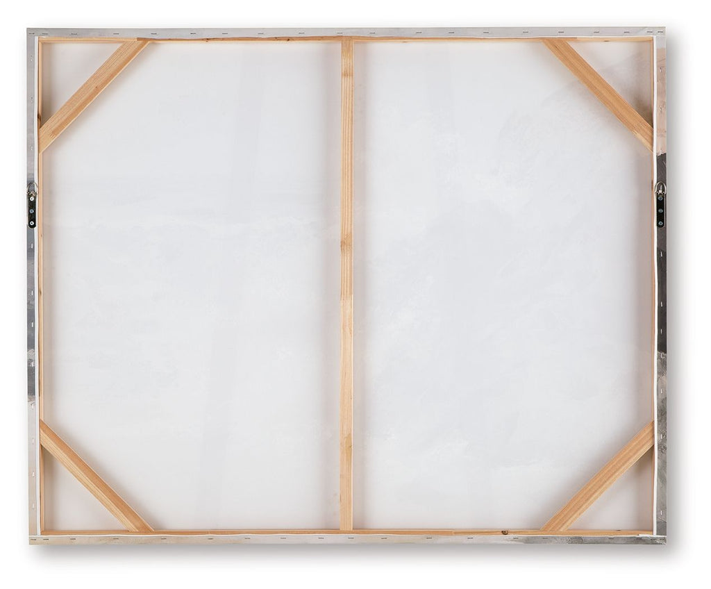 Worthner - Wall Art - Tan / Gray / White