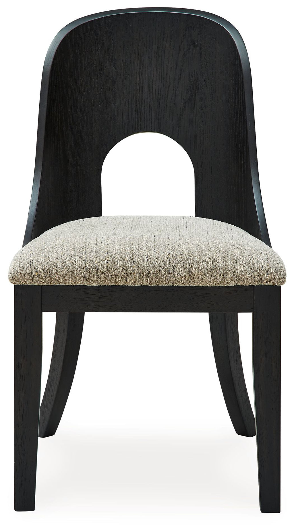 Rowanbeck - Dining Upholstered Side Chair (Set of 2) - Gray / Black