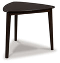 Shorbyn - Triangle Dining Room Table - Merlot