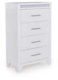 Jarlee - Four Drawer Chest - White
