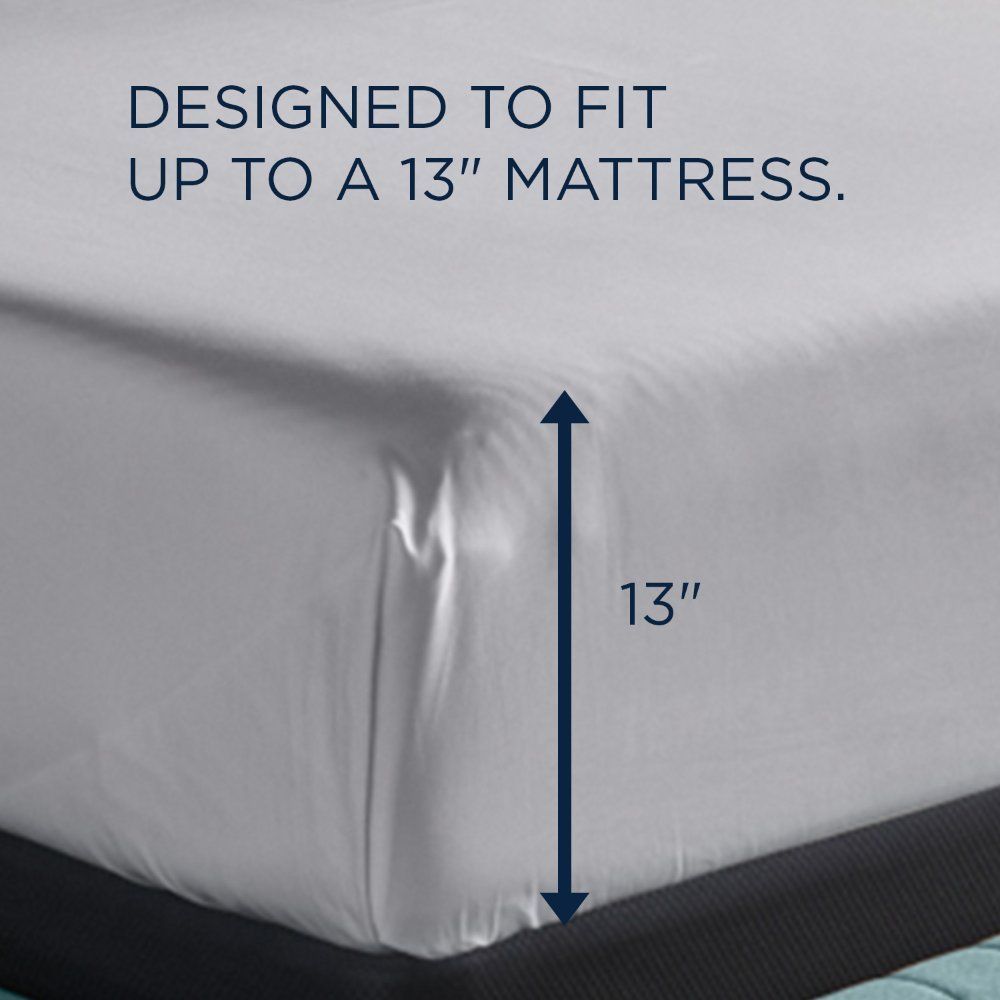 Linens - Tempur Classic Cotton Sheet Set - Cool Gray