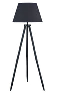 Orhan - Wood Floor Lamp - Black