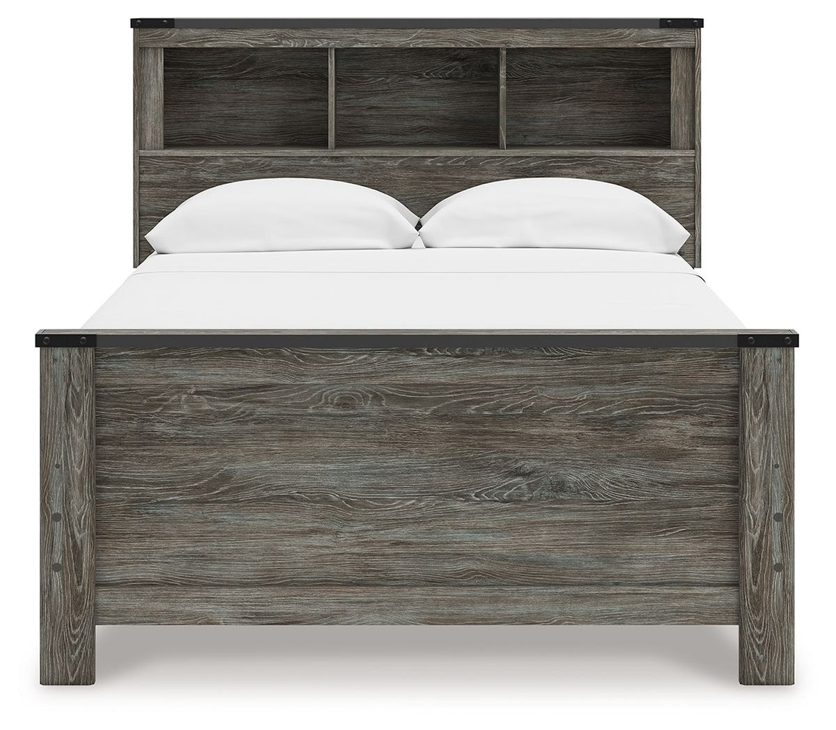 Frandern - Bookcase Panel Bed
