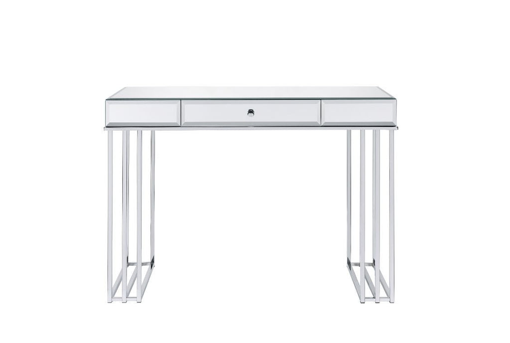 Critter - Writing Desk - Mirrored And Chrome