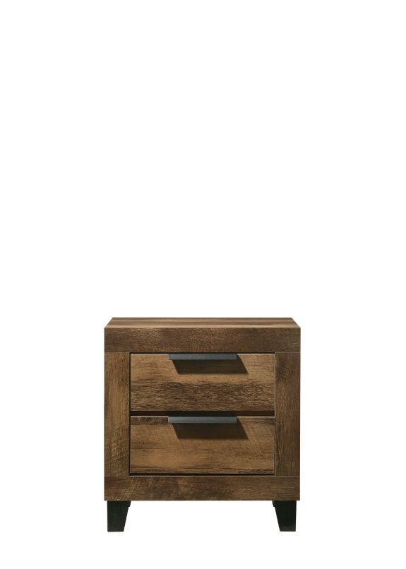 Morales - Nightstand - Rustic Oak