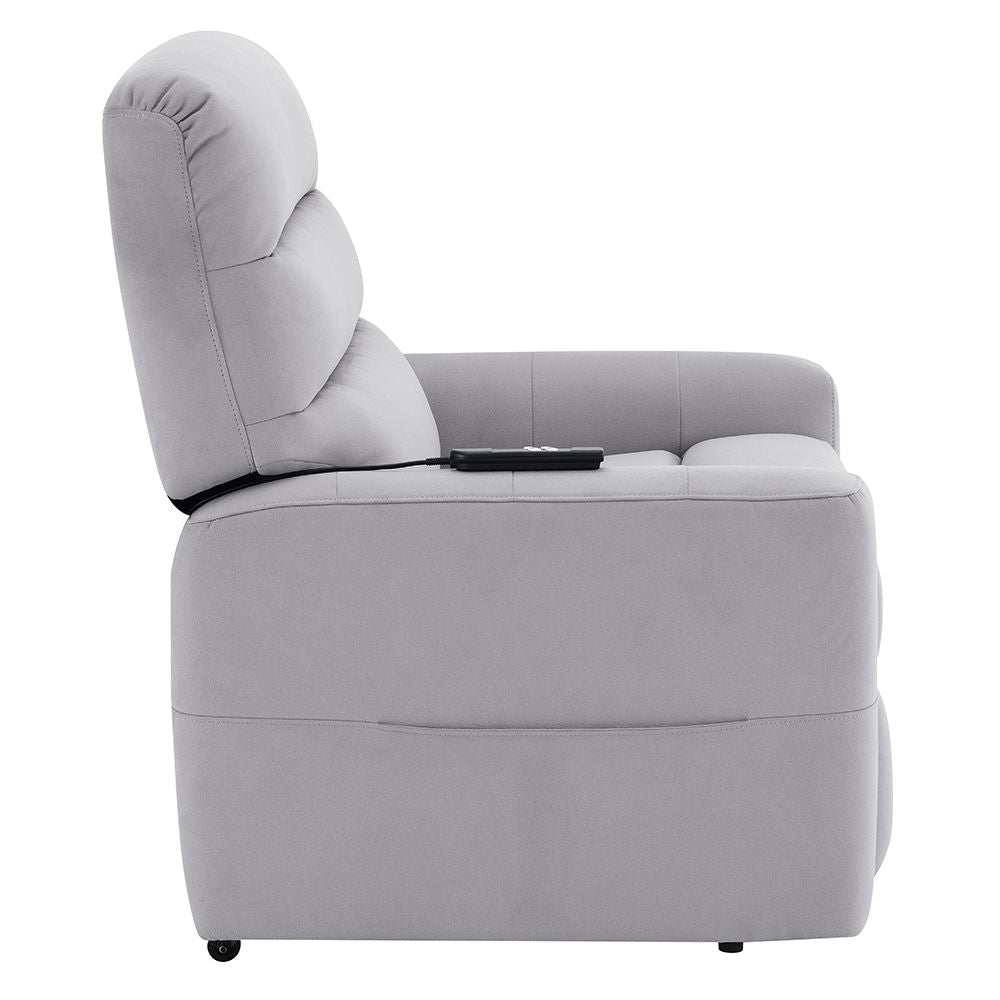 Freddie - Power Motion Recliner With Lift - Gray