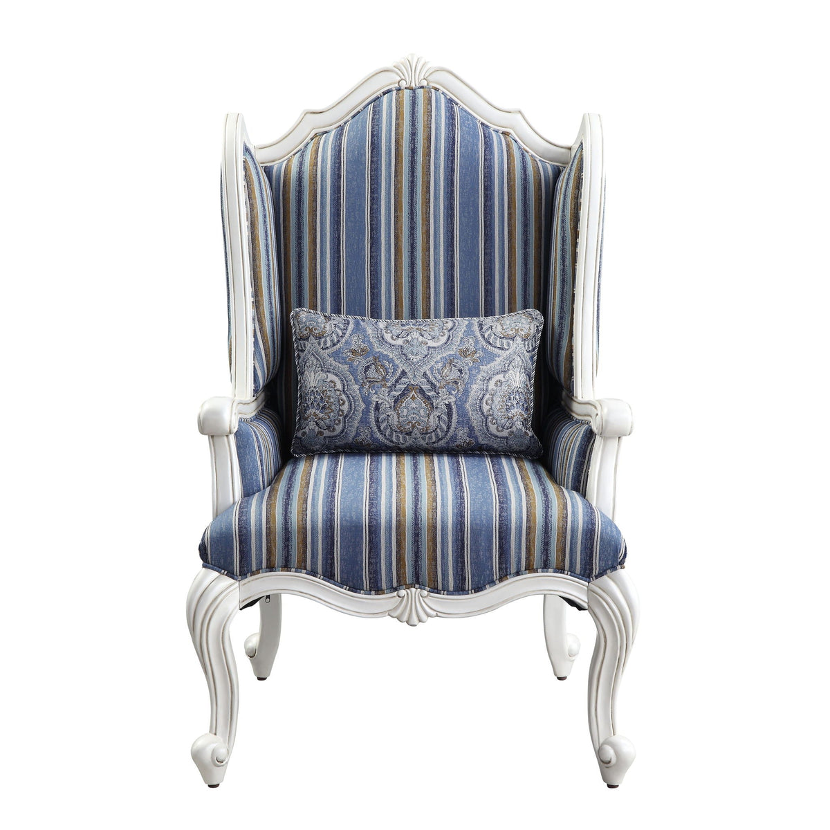 Ciddrenar - Chair With Pillow - Fabric & White
