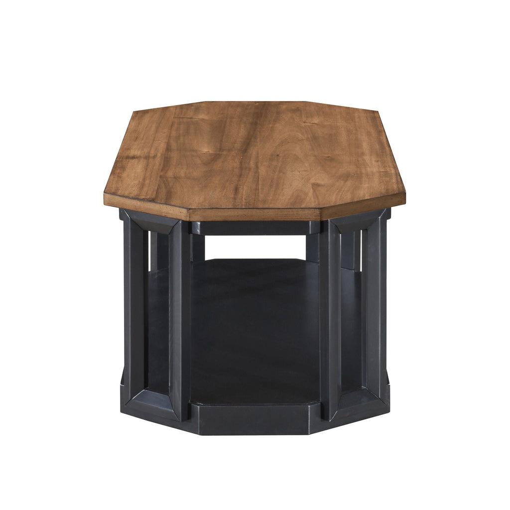 Decker - 3 Piece Occasional Set (1 Coffee & 2 End Tables) - Brown / Black