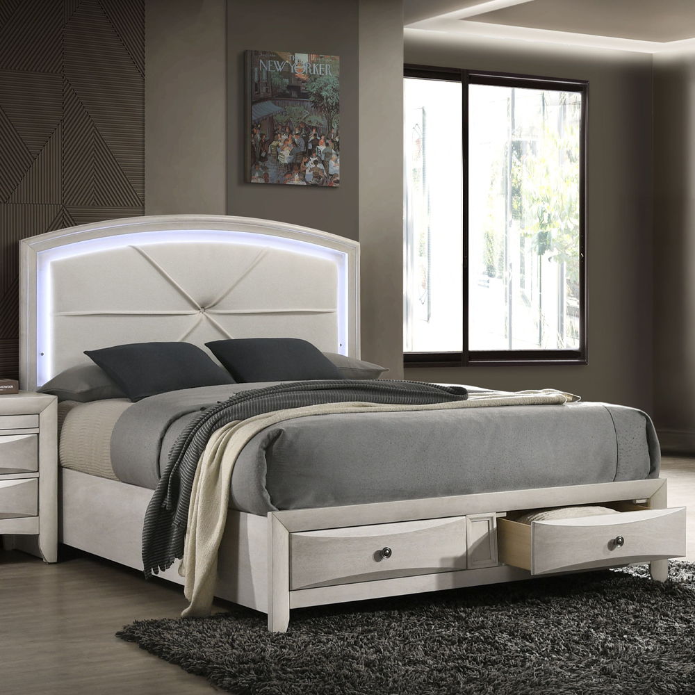 Ramondi - Bed With Storage & LED