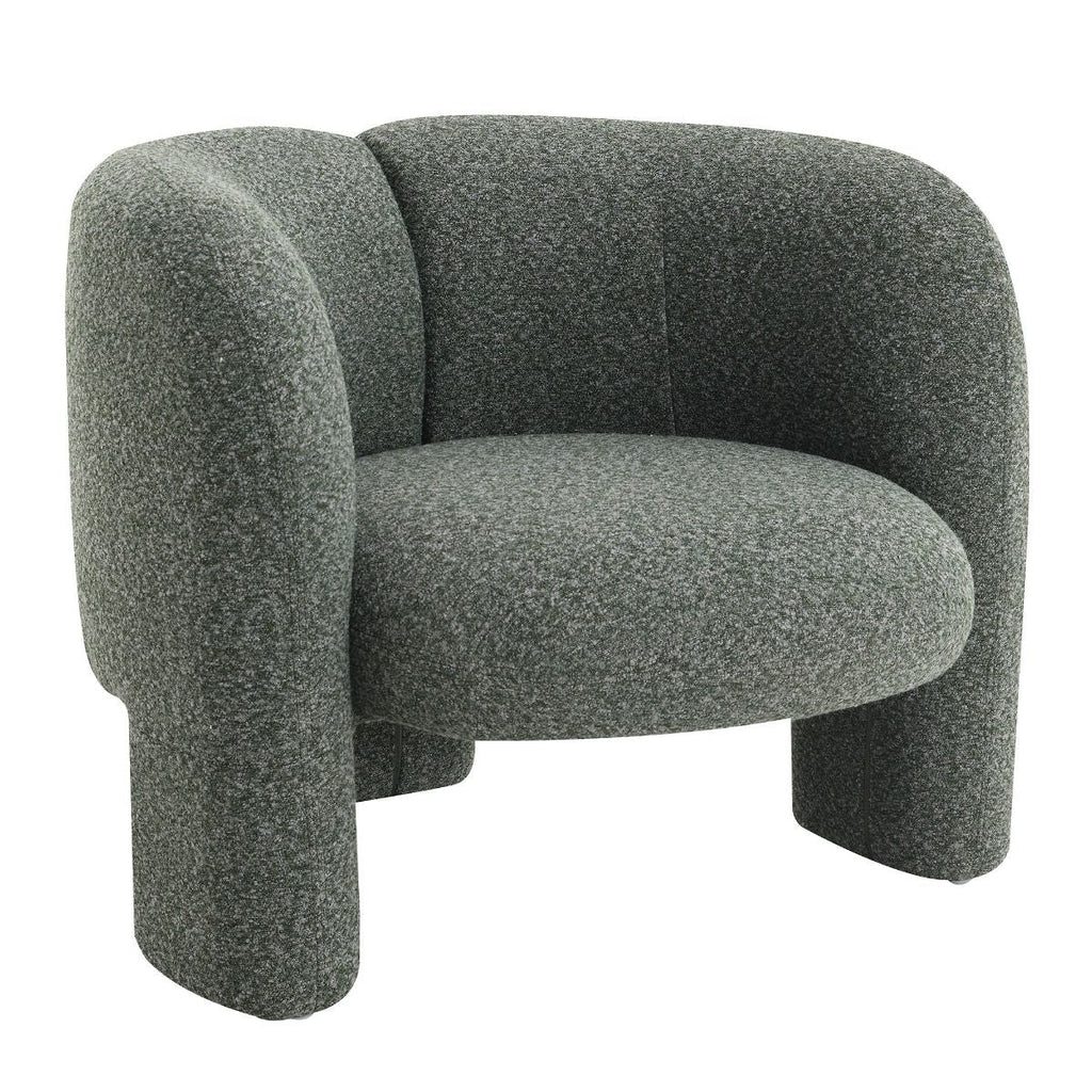 Pemba - Accent Chair - Green Tweed
