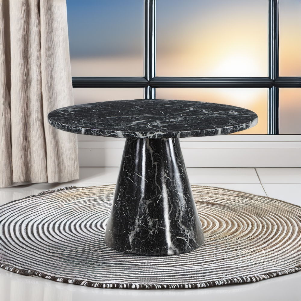 Hollis - Dining Table With Engineered Stone Top - Engineered Stone