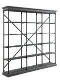 Rukia - 84" Bookshelf - Gray & Black