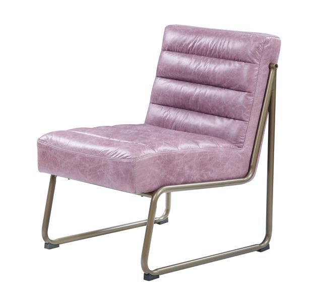 Loria - Accent Chair - Wisteria Top Grain Leather
