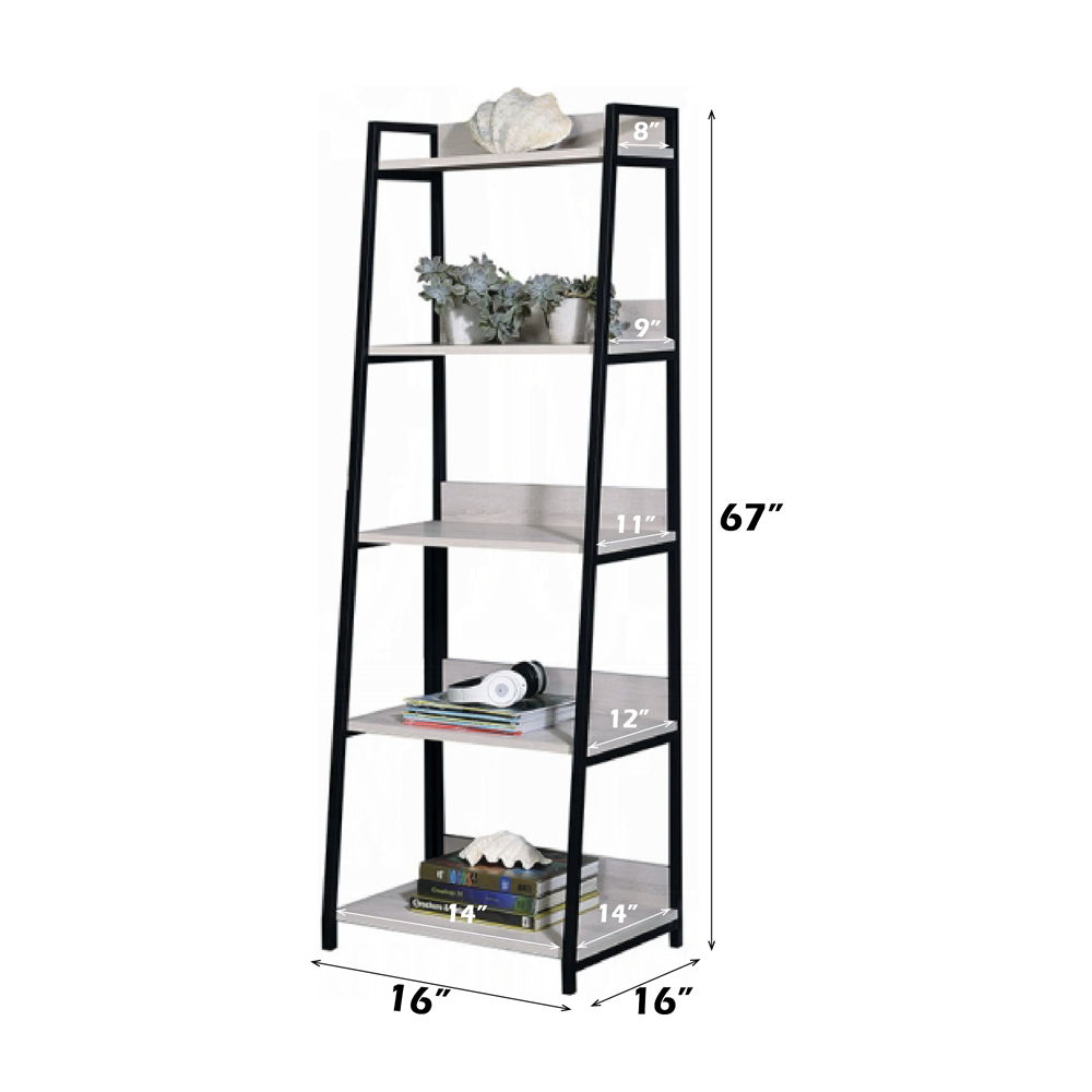 Wendral - 16"L Bookshelf - Natural & Black