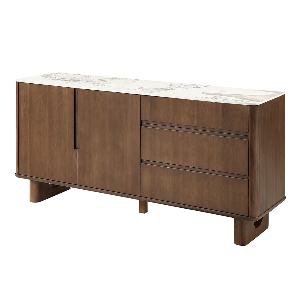 Harvey - Server With Ceramic Top - Walnut