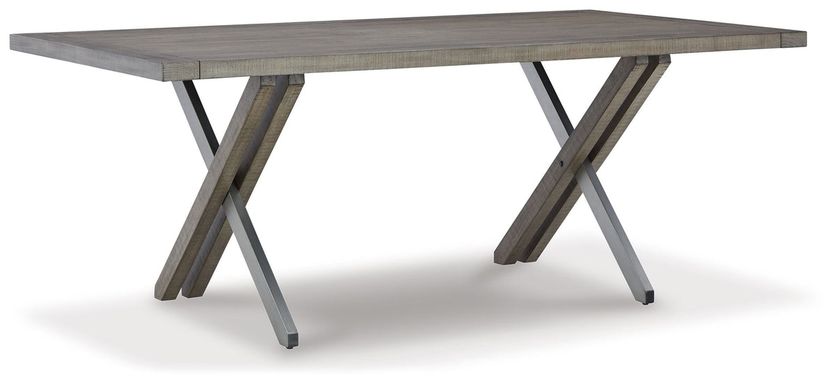 Krystanza - Rectangular Dining Room Table - Weathered Gray