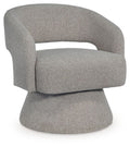 Nashkins - Swivel Accent Chair - Pebble