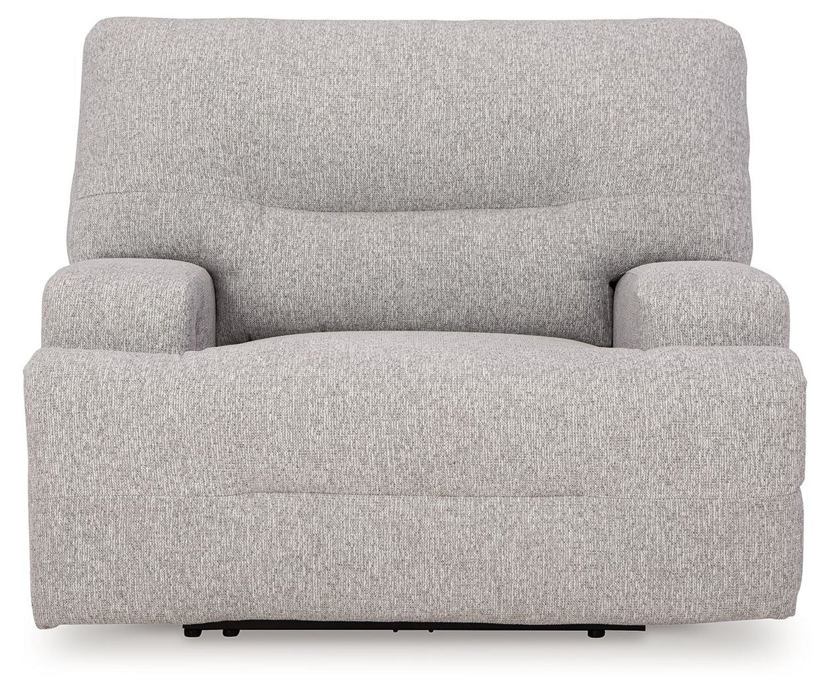 Acklen Place - Wide Seat Power Recliner - Pewter