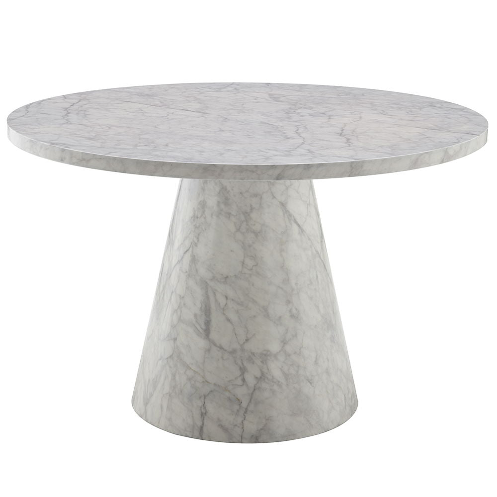 Kacey - Round Dining Table - Engineered Stone
