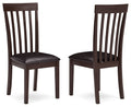 Hammis - Dining UPH Side Chair (Set of 2) - Dark Brown