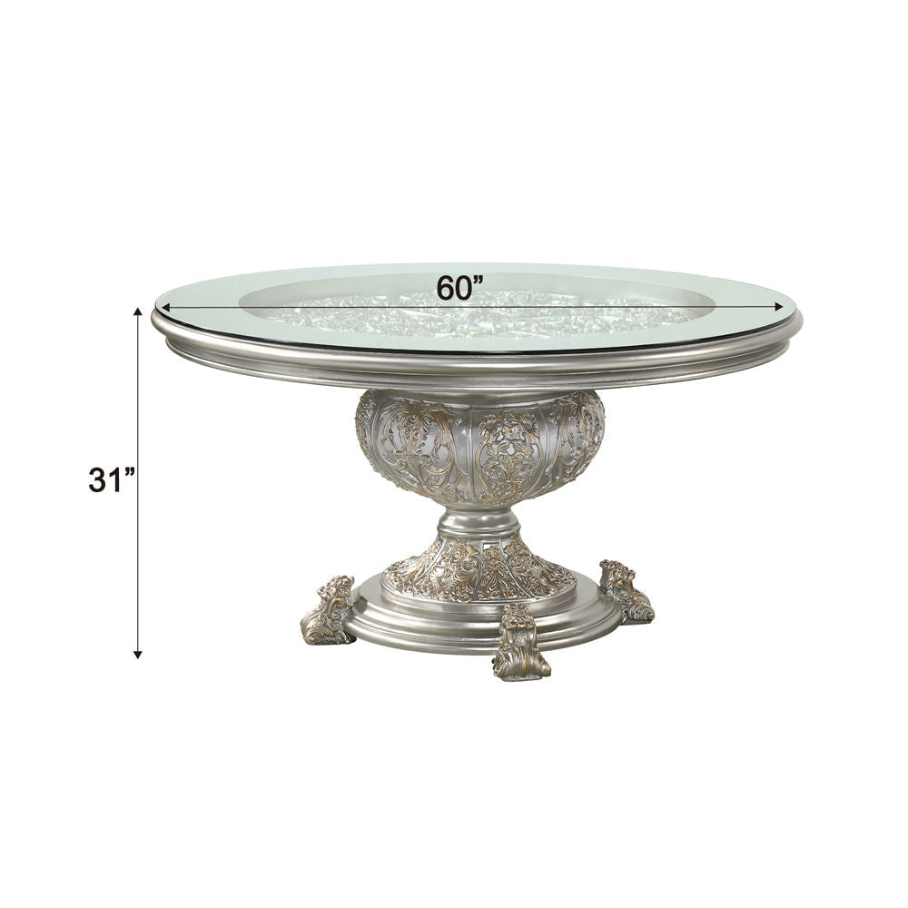Sandoval - Round Dining Table - Champagne